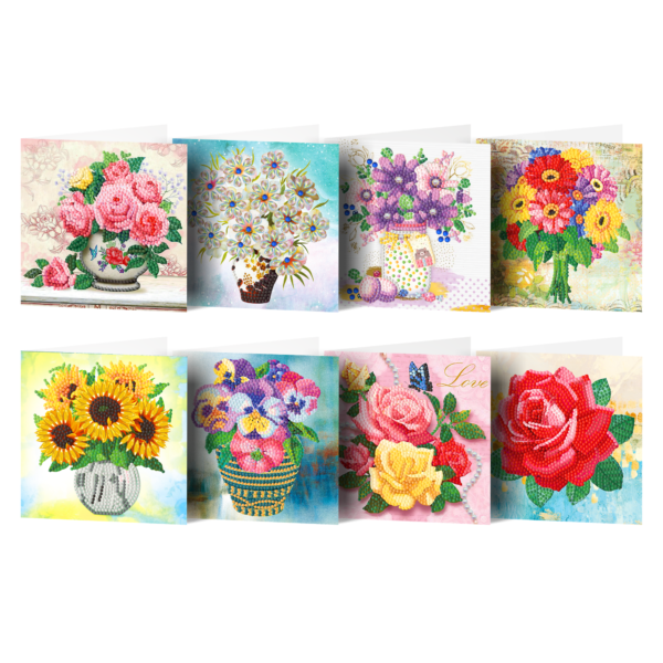 Adorzy Diamond Painting Kaarten - Set 2