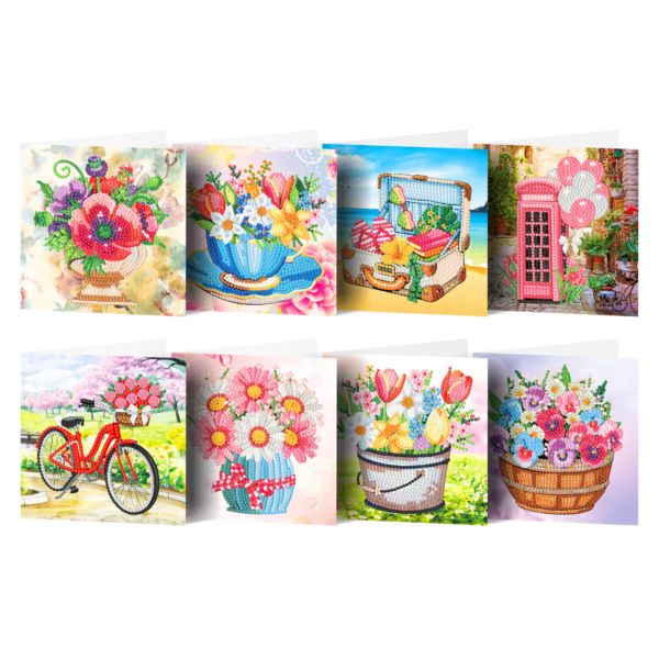 Adorzy Diamond Painting Kaarten - Set 3