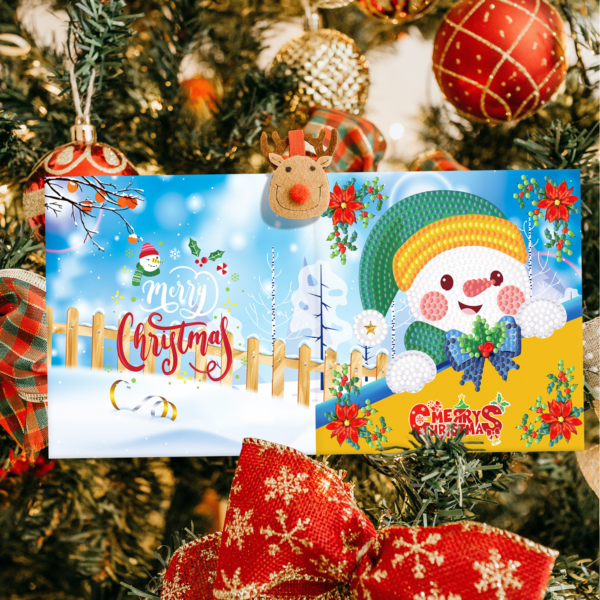 Adorzy Diamond Painting Kerstkaarten - Set 2
