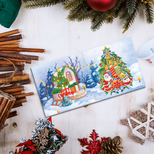 Adorzy Diamond Painting Kerstkaarten - Set 2