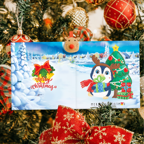 Adorzy Diamond Painting Kerstkaarten - Set 2