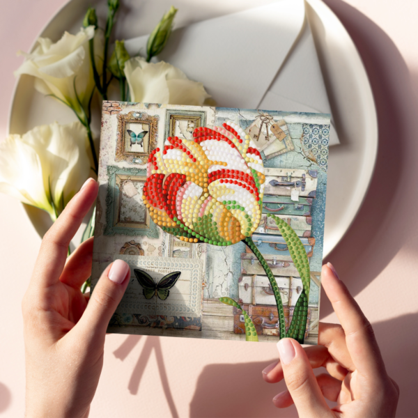 Diamond Painting Kaarten Bloemen