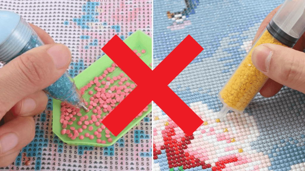 Diamond Painting pennen voor meerdere steentjes