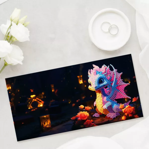 Diamond Painting kaarten – Draken