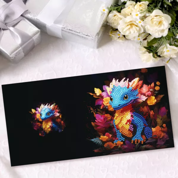 Diamond Painting kaarten – Draken