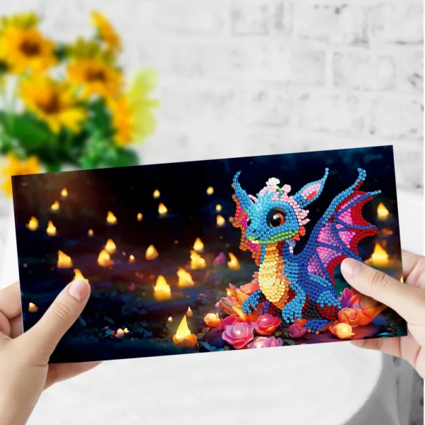 Diamond Painting kaarten – Draken