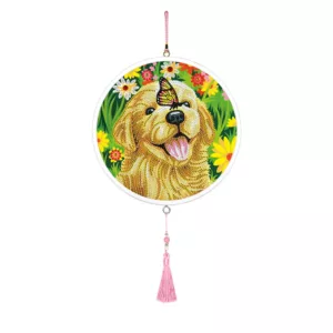 Adorzy Diamond Painting Schilderij Rond – Hond