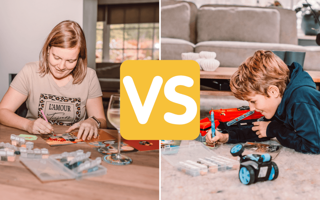 Is Diamond Painting voor volwassenen anders dan voor kinderen?
