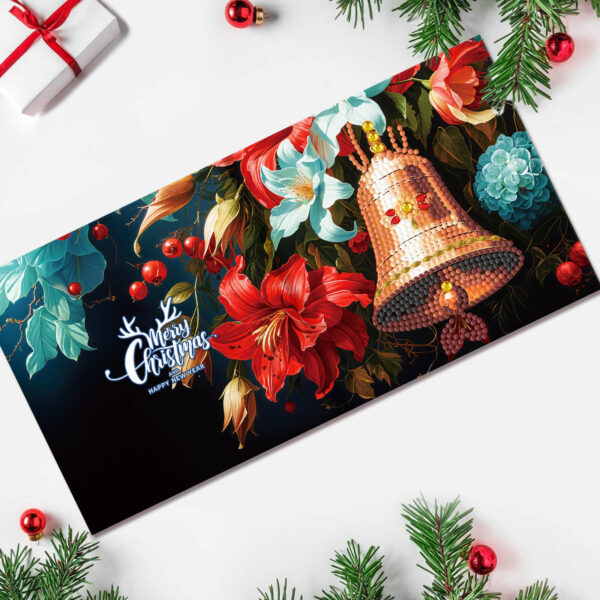 Diamond Painting Kerstkaarten - 12 kaarten - Complete set