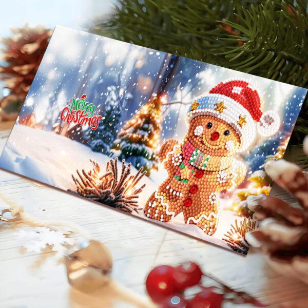 Diamond Painting Kerstkaarten - 12 kaarten - Complete set