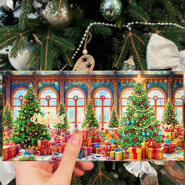 Diamond Painting Kerstkaarten - 12 kaarten - Complete set