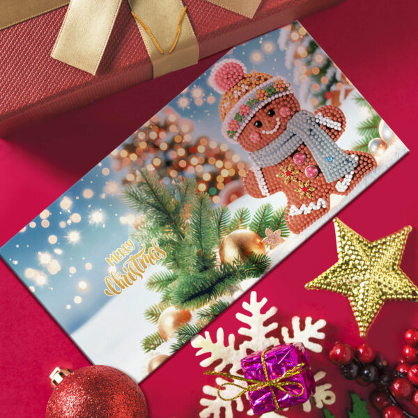 Diamond Painting Kerstkaarten - 12 kaarten - Complete set