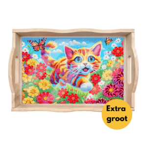 Diamond Painting Dienblad XL - Kat