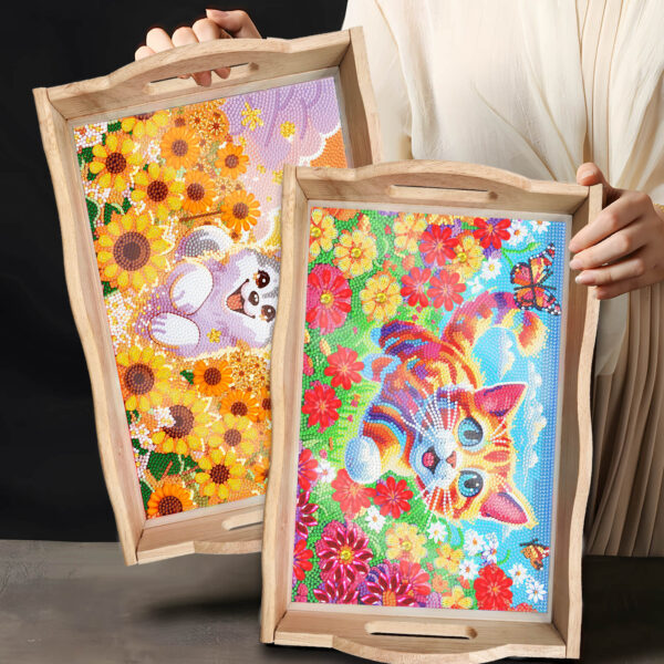 Diamond Painting Dienblad XL Kat