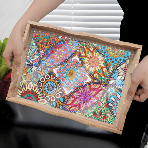 Diamond Painting Dienblad XL Mandala