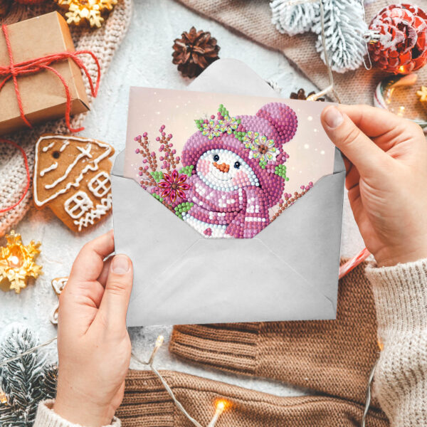 Diamond Painting Kerstkaarten - 12 kaarten - Complete set