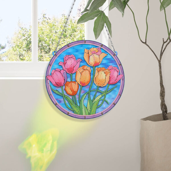 Diamond Painting Zonnevanger - Tulpen