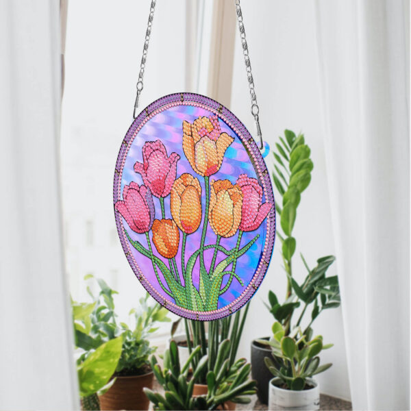 Diamond Painting Zonnevanger - Tulpen