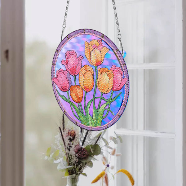 Diamond Painting Zonnevanger - Tulpen