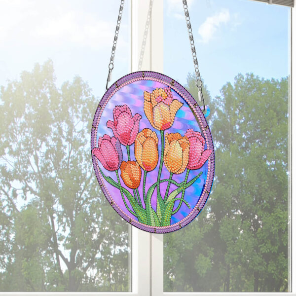 Diamond Painting Zonnevanger - Tulpen