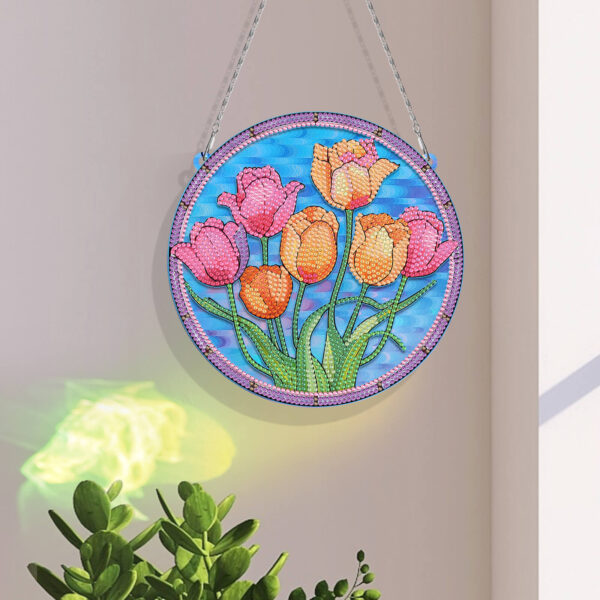 Diamond Painting Zonnevanger - Tulpen
