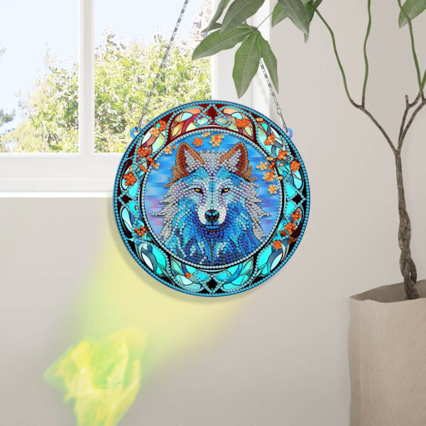 Diamond Painting Zonnevanger - Wolf