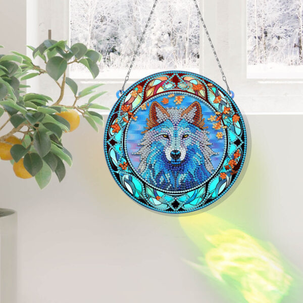 Diamond Painting Zonnevanger - Wolf