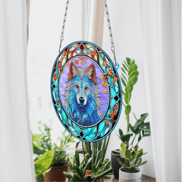 Diamond Painting Zonnevanger - Wolf