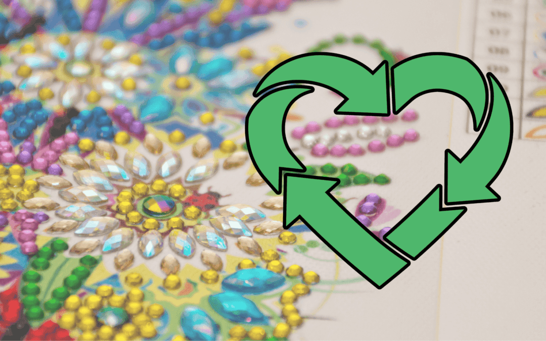 Diamond Paintings recyclen Hoe maak je jouw hobby duurzamer