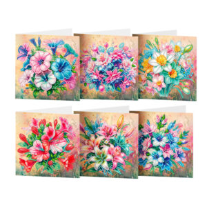 Diamond Painting Kaarten - 6 stuks