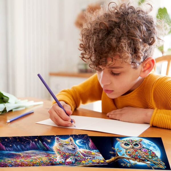 Diamond Painting Kaarten - 6 stuks