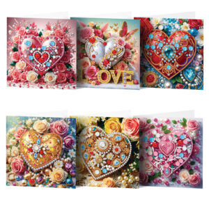 Diamond Painting Kaarten - 6 stuks