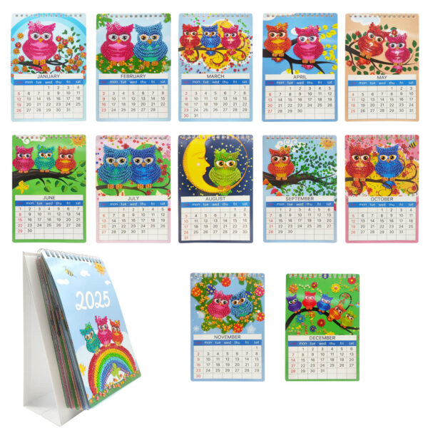 Diamond Painting Kalender 2025