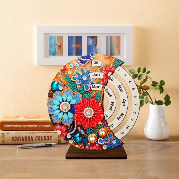 Diamond Painting Kalender - Bloemen