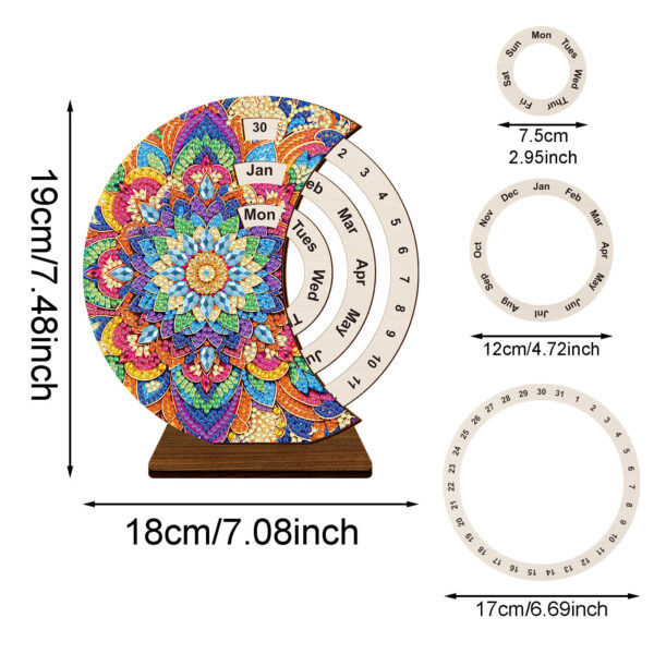 Diamond Painting Kalender - Mandala