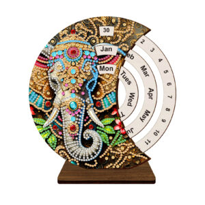 Diamond Painting Kalender - Olifant