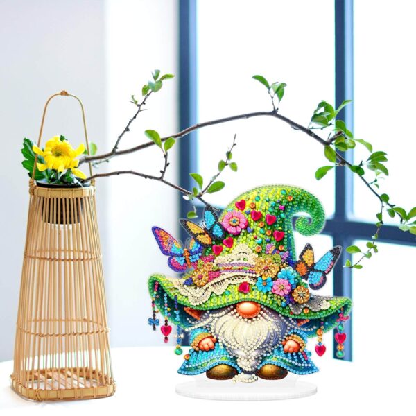 Diamond Painting Decoratie – Kabouter met Vlinders - BJP37