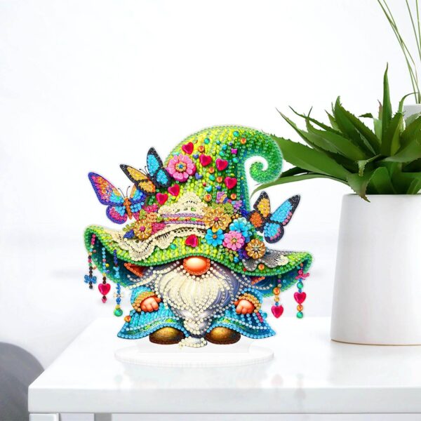 Diamond Painting Decoratie – Kabouter met Vlinders - BJP37