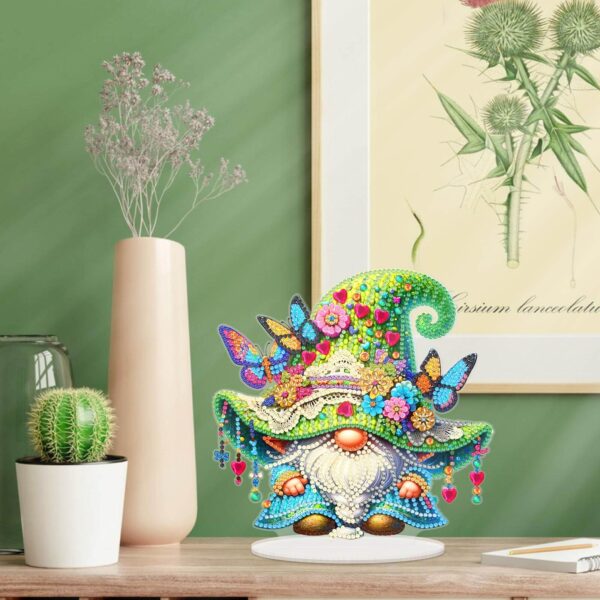 Diamond Painting Decoratie – Kabouter met Vlinders - BJP37