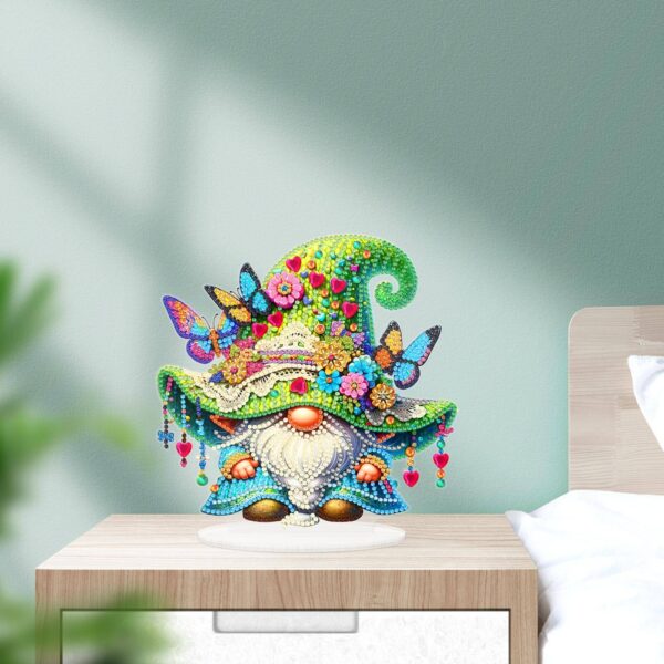Diamond Painting Decoratie – Kabouter met Vlinders - BJP37