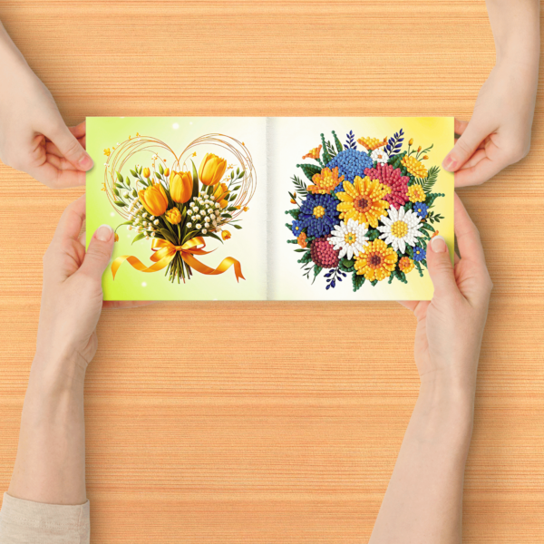 Diamond Painting Kaarten met Nederlandse Teksten - 8 Kaarten - DIY - Exclusief bij Adorzy