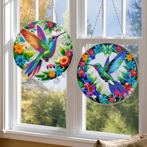 Diamond Painting Raamhangers - Set van 3 - Vogels