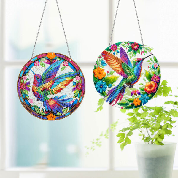 Diamond Painting Raamhangers - Set van 3 - Vogels