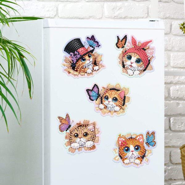 Diamond Painting Magneten - Katten