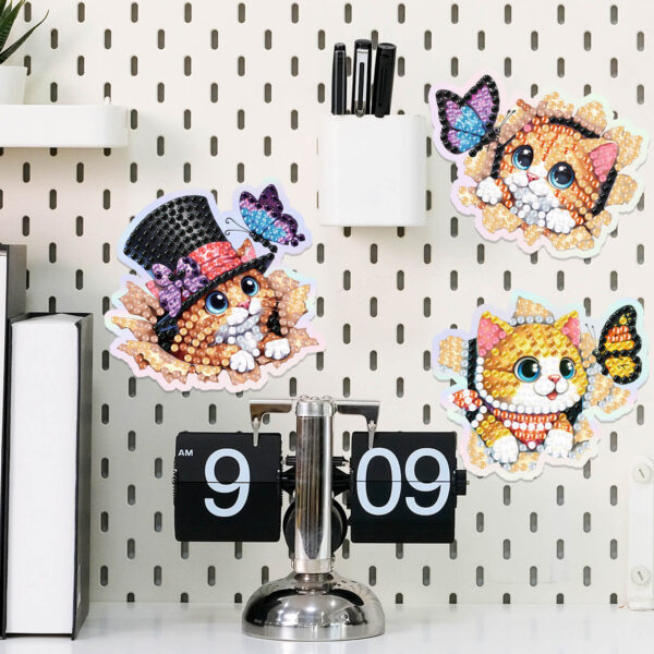 Diamond Painting Magneten - Katten