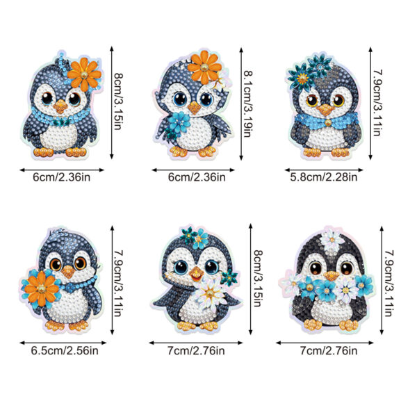 Diamond Painting Magneten – Pinguïns
