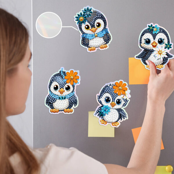 Diamond Painting Magneten – Pinguïns