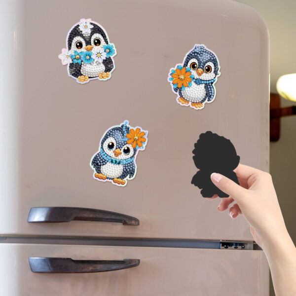 Diamond Painting Magneten – Pinguïns