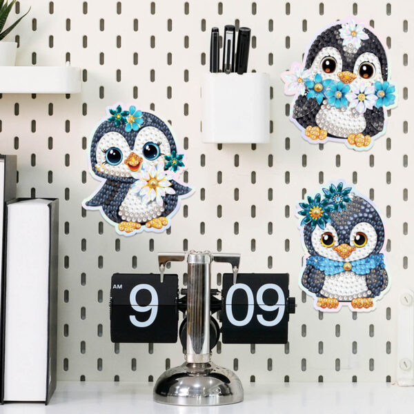 Diamond Painting Magneten – Pinguïns