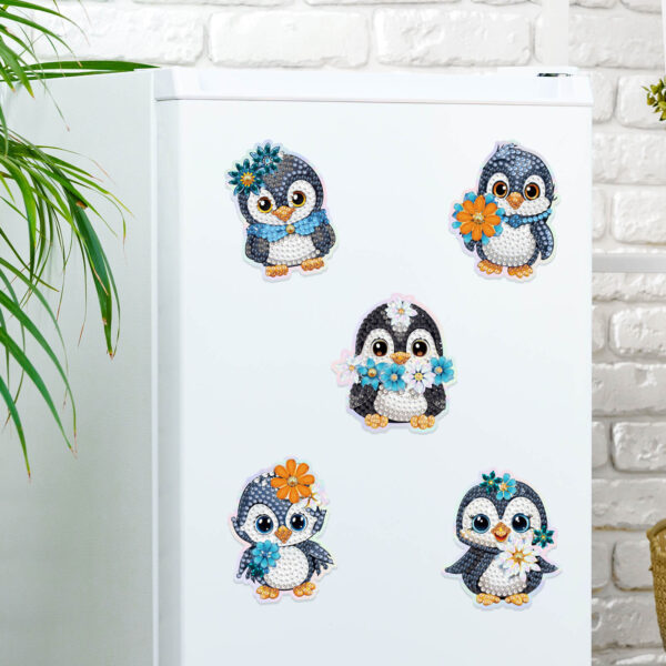 Diamond Painting Magneten – Pinguïns